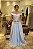VESTIDO AZUL SERENITY PRINCESA OMBRO A OMBRO ZIBELINE - Imagem 6
