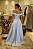 VESTIDO AZUL SERENITY PRINCESA OMBRO A OMBRO ZIBELINE - Imagem 7