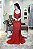 VESTIDO VERMELHO EM PEDRARIA COM COSTA EM TULE E FENDA - Imagem 6