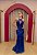 VESTIDO AZUL ROYAL EM PEDRARIA COM DECOTE E COSTAS ABERTA - Imagem 4
