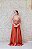 VESTIDO MARIE CORAL TERRACOTA COM BUSTO BORDADO - Imagem 3