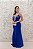 VESTIDO AZUL ROYAL SEREIA COM BUSTO DECOTE BORDADO - Imagem 3