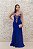 VESTIDO AZUL ROYAL SEREIA COM BUSTO DECOTE BORDADO - Imagem 2