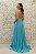 VESTIDO AZUL TIFFANY SEREIA COM BUSTO BORDADO E DECOTE V NAS COSTAS - Imagem 2