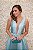VESTIDO AZUL TIFFANY PRINCESA COM DECOTE - Imagem 3