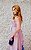 VESTIDO SH ROSÊ COM BARRA FLORAL - Imagem 2