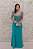 VESTIDO TIFFANY COM PEDRARIA PRATA E MANGA CURTA - Imagem 1