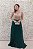 VESTIDO VERDE MUSGO BUSTO BORDADO FURTA COR - Imagem 1