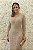 VESTIDO BLESSED NUDE NY TODO BORDADO COM FRANJAS NAS LATERAIS - Imagem 3