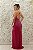 VESTIDO ROSA PINK NY SEREIA TODO BORDADO COM DECOTE E FENDA - Imagem 2