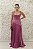 VESTIDO PINK FÚCSIA PLISSADO COM DECOTE CORSELET - Imagem 1