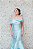 VESTIDO CROPPED E SAIA VERDE MENTA DECOTE LAÇO ZIBELINE - Imagem 5