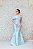VESTIDO CROPPED E SAIA VERDE MENTA DECOTE LAÇO ZIBELINE - Imagem 1
