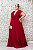 VESTIDO MARSALA MANGA FLUÍDA COM CINTO EM CETIM - Imagem 3