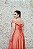 VESTIDO PS CORAL TERRACOTA OMBRO A OMBRO COM FENDA - Imagem 3