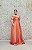 VESTIDO PS CORAL TERRACOTA OMBRO A OMBRO COM FENDA - Imagem 7