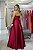 VESTIDO VERMELHO MARSALA TOMARA QUE CAIA COM DETALHE EM RENDA NA CINTURA - Imagem 8