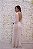 VESTIDO LONGO IMPORTADO BRANCO MANGA COMPRIDA EM RENDA TODO BORDADO - Imagem 2