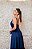 VESTIDO AZUL MARINHO COM DECOTE E FENDA - Imagem 4