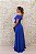 VESTIDO AZUL ROYAL OMBRO A OMBRO FLUÍDO - Imagem 2