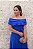 VESTIDO AZUL ROYAL OMBRO A OMBRO FLUÍDO - Imagem 3