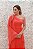 VESTIDO CORAL OMBRO ÚNICO FLUÍDO - Imagem 2