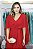 VESTIDO VERMELHO MARSALA COM MANGA CAPA - Imagem 6