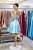 VESTIDO CURTO AZUL TIFFANY TOMARA QUE CAIA COM LACINHO CHANEL - Imagem 2