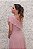 VESTIDO ROSA CHÁ COM CAIMENTO E MANGA FLUÍDO - Imagem 3