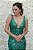 VESTIDO ADK VERDE ESMERALDA TODO EM PEDRARIA EM TULE - Imagem 2
