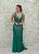 VESTIDO ADK VERDE ESMERALDA TODO EM PEDRARIA EM TULE - Imagem 1