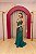 VESTIDO ADK VERDE ESMERALDA TODO EM PEDRARIA EM TULE - Imagem 4