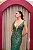VESTIDO ADK VERDE ESMERALDA TODO EM PEDRARIA EM TULE - Imagem 2