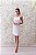 VESTIDO CURTO BRANCO COM FRANJAS CAOS - Imagem 1