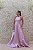VESTIDO LAVANDA PRINCESA COM CINTO BORDADO - Imagem 1