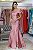 VESTIDO ROSA CHÁ OMBRO A OMBRO COM FENDA ZIBELINE - Imagem 5