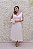 VESTIDO MIDI OFF WHITE COM LACINHO NO OMBRO - Imagem 3