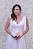 VESTIDO MIDI OFF WHITE COM LACINHO NO OMBRO - Imagem 6