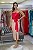 VESTIDO MIDI PINK E ROSA COM LAÇO NA CINTURA COM FENDA - Imagem 8