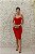 VESTIDO MIDI VERMELHO BANDAGEM - Imagem 1