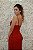 VESTIDO VERMELHO MARSALA DE FENDA TRANSPASSADA DECOTE - Imagem 4