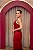 VESTIDO VERMELHO MARSALA DE FENDA TRANSPASSADA DECOTE - Imagem 4