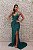 VESTIDO VERDE COM DECOTE EM V E TIRAS NAS COSTAS - Imagem 1