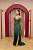 VESTIDO VERDE COM DECOTE EM V E TIRAS NAS COSTAS - Imagem 4