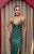 VESTIDO VERDE COM DECOTE EM V E TIRAS NAS COSTAS - Imagem 2