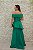 VESTIDO JULIANA VERDE ESMERALDA CROPPED E SAIA PEPLUM - Imagem 2