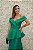 VESTIDO JULIANA VERDE ESMERALDA CROPPED E SAIA PEPLUM - Imagem 3