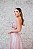 VESTIDO SALMÃO ORGANZA COM BUSTO BORDADO - Imagem 3