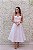 VESTIDO MIDI COSH OFF WHITE BRANCO ZIBELINE CORSELET COM TIRAS - Imagem 1