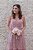 VESTIDO MIDI RENDA ROSE COM CINTO FIVELA - Imagem 2
